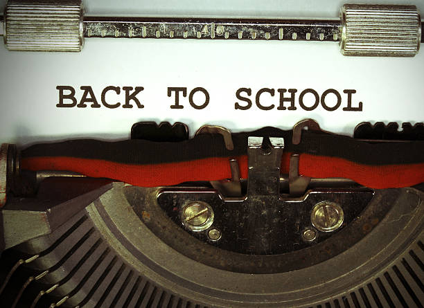 istock Back to school written with black ink 496656732
