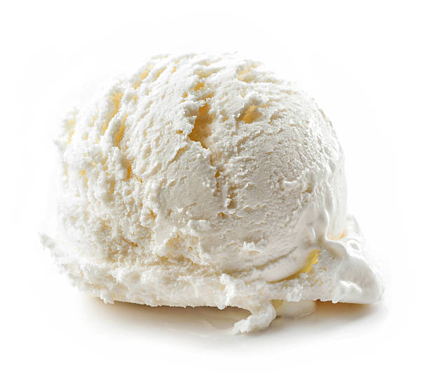 바닐라 아이스크림 - vanilla ice cream ice ice cream organic 뉴스 사진 이미지