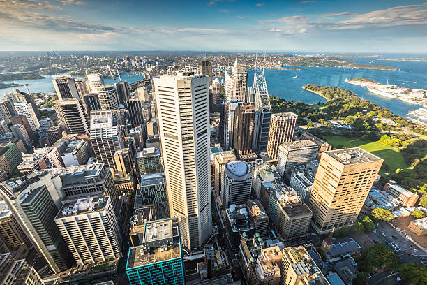 istock Aerial view from Sydney Tower in Sydney Australia 496657866