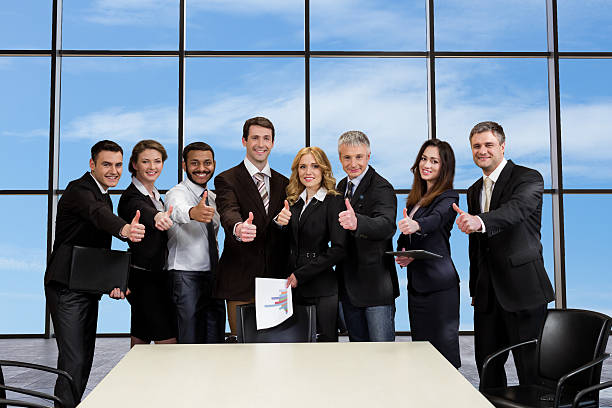 istock Ambitious business people signed a contract. 496658370
