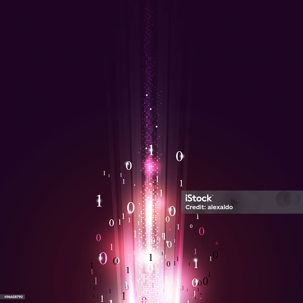 Binary Abstract Abstract Binary Numbers Stock Illustration - Download Image Now - 2015 ...