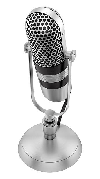 istock render of a vintage microphone 496659700