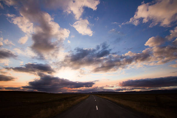 istock Icelandic Roads Lead Off Into Distance 496662088