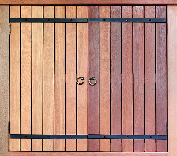 istock Chinese wooden door 496662437