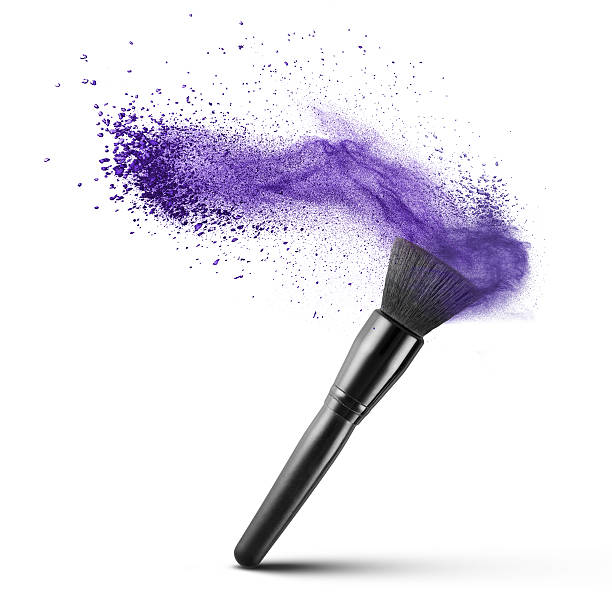 istock makup brush with blue powder isolated 496662643