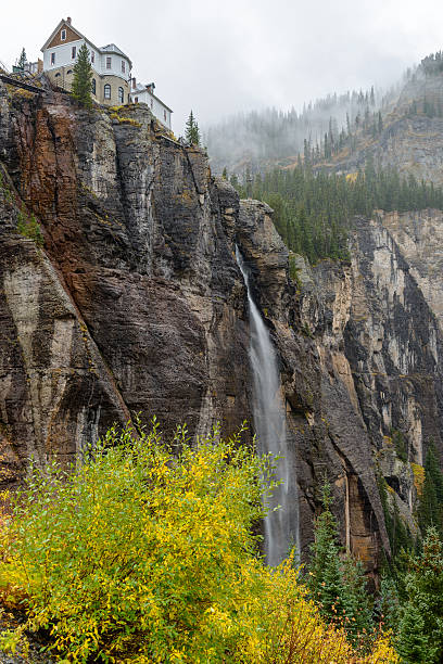 istock Bridal Veil Falls, Telluride, CO - Vertical 496662724