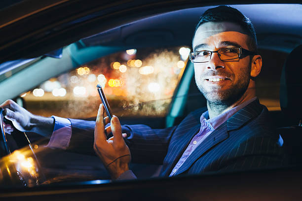 istock Businessman in his car 496664524