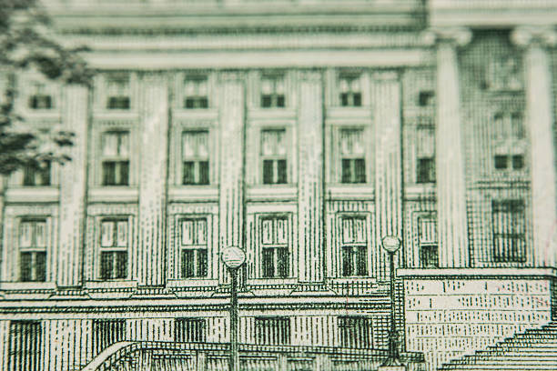 istock twenty us Dollar bill, super macro, close up photo 496667059