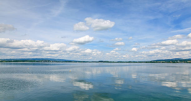 istock Lake Zug on a cloudy day 496668071