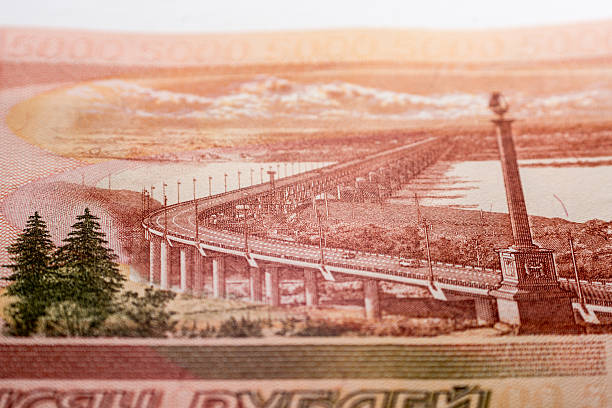 istock ruble bills, Russian currency 496669133