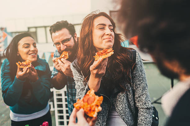 istock Pizza time on the roof 496675072