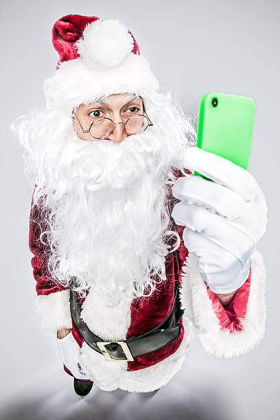 istock Selfie Santa Claus 496678160