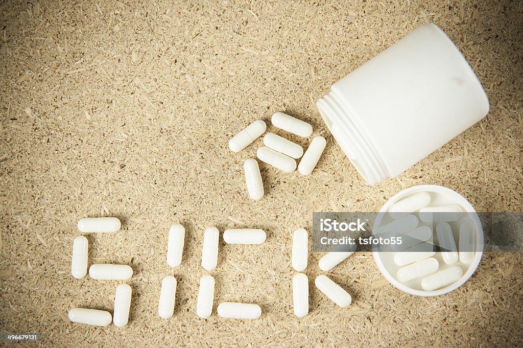 Medicines prescribed by a physician Alternative Therapy Stock Photo