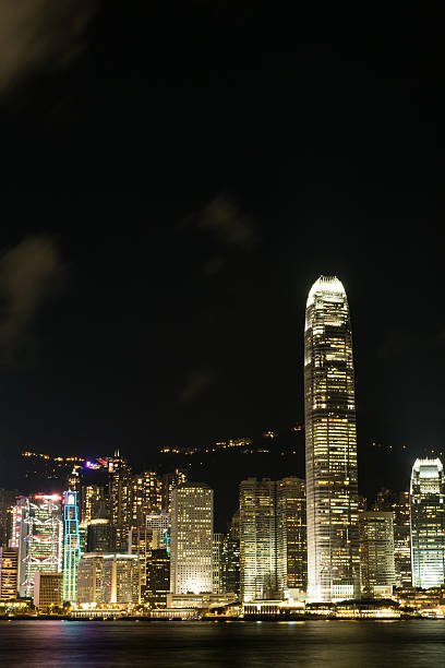 istock Victoria Harbor in Hong Kong at night 496679495
