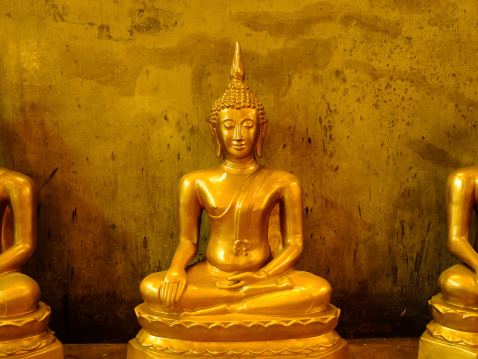 Golden Buddha in a temple