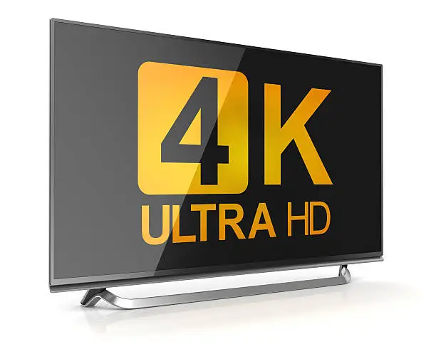 4K ultra hd tv , This is a computer generated and 3d rendered picture.