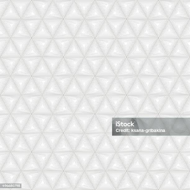 Pattern With Triangles Tiles Vector Seamless Background Stock Illustration - Download Image Now