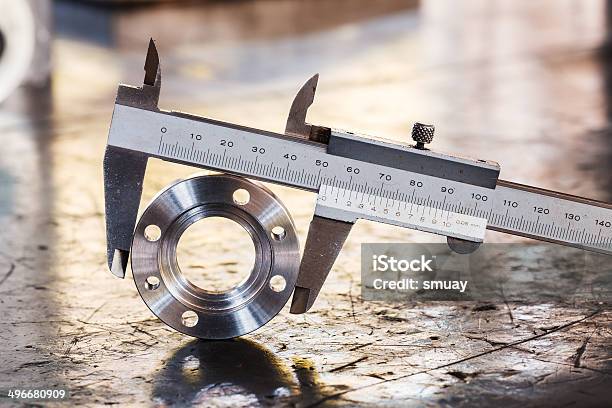 Vernier Caliper Measurement Stock Photo - Download Image Now - Instrument of Measurement, Accuracy, Measuring