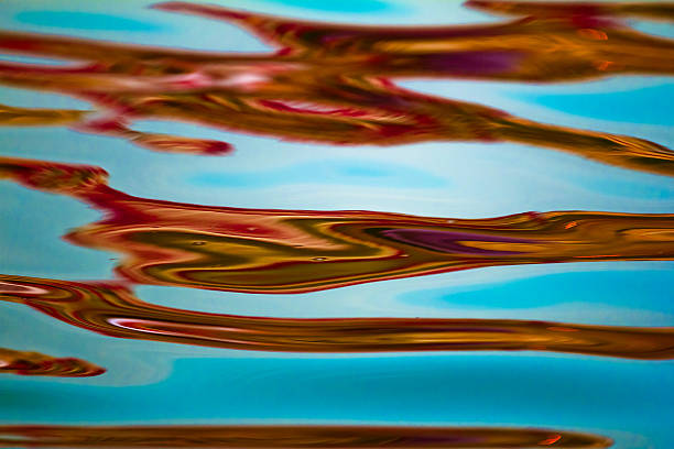 istock colorfull  reflection in water. River Ganges, India 496681532