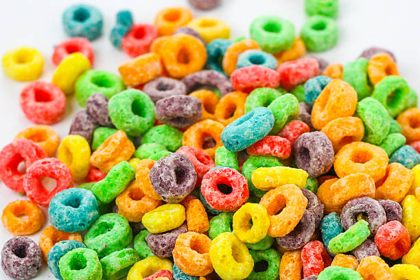 istock Colorful Breakfast Cereal - Stock Image 496683940