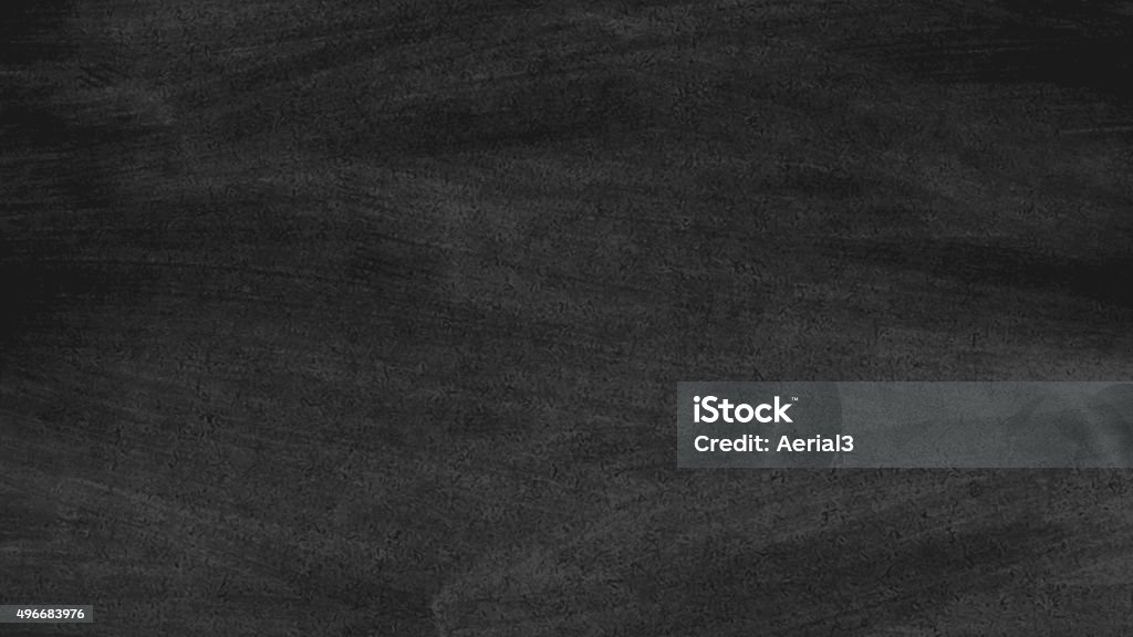 Close up of clean school blackboard Close up of clean school blackboard. Chalk rubbed out on black horizontal chalkboard. Blackboard or chalkboard texture. Vector illustration. Grunge background. Chalkboard - Visual Aid stock vector