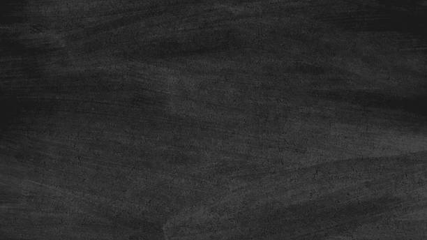 Close up of clean school blackboard Close up of clean school blackboard. Chalk rubbed out on black horizontal chalkboard. Blackboard or chalkboard texture. Vector illustration. Grunge background. chalk art equipment stock illustrations