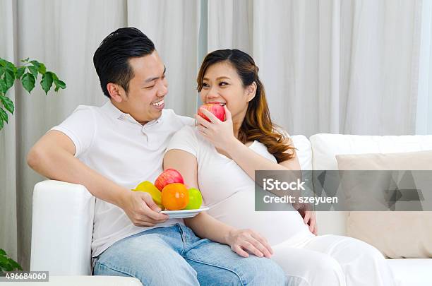 Healty Eating Of Pregnant Woman Stock Photo - Download Image Now - Indonesian Ethnicity, Pregnant, Women