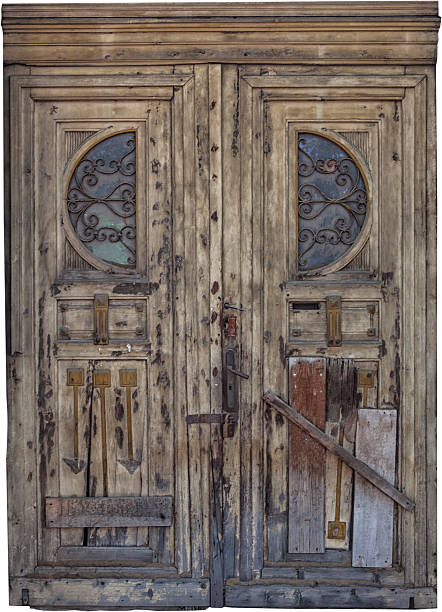istock Wooden door 496684207
