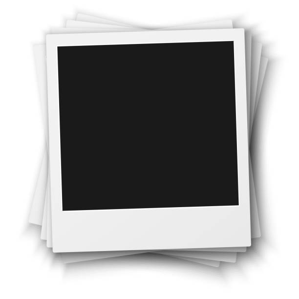 istock Vintage Photo Frame Set Isolated on White Background. Retro Phot 496684274