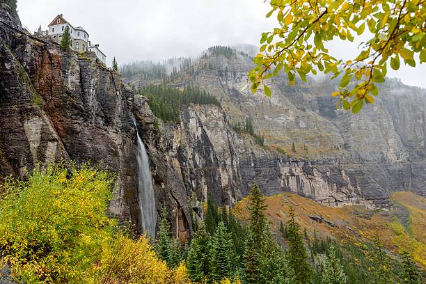 istock Misty Bridal Veil Falls 496684864