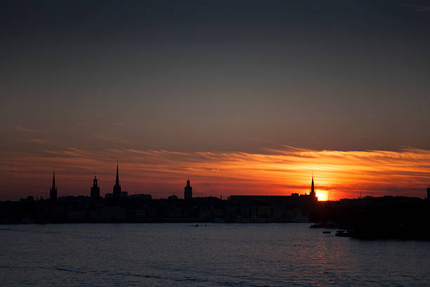 istock Stockholm Skyline at Sunset 496685663