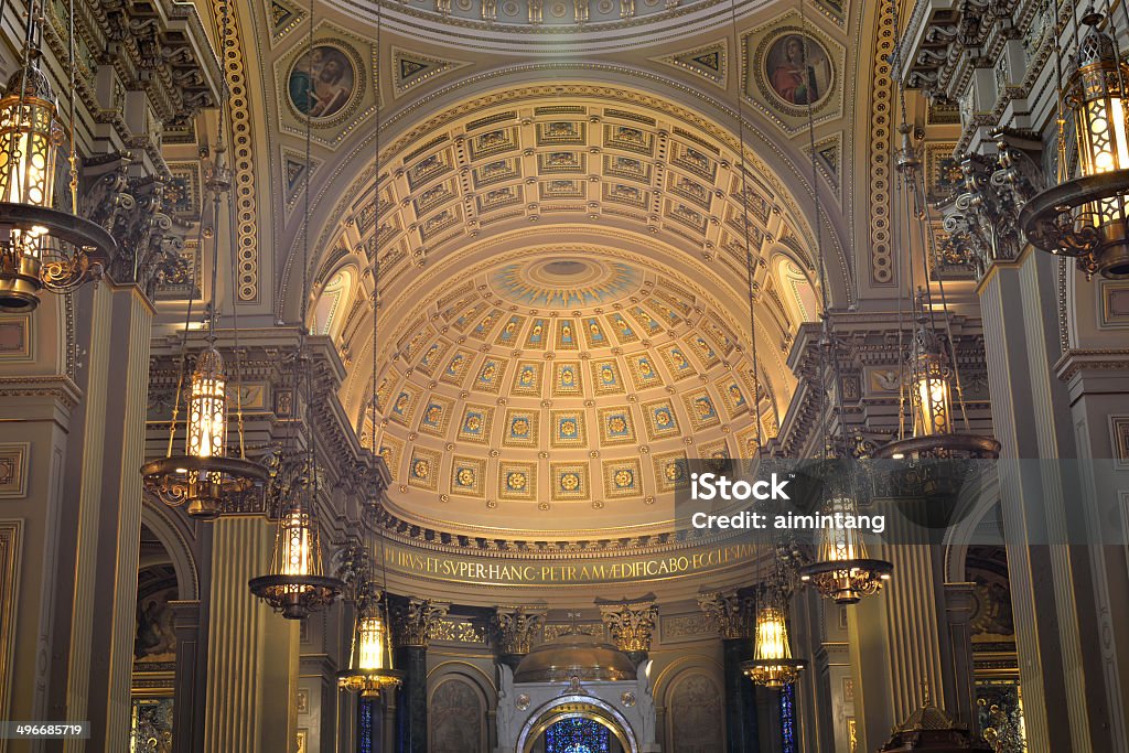 Catedral de São Pedro e Paulo em Filadélfia - Royalty-free Arquitetura Foto de stock