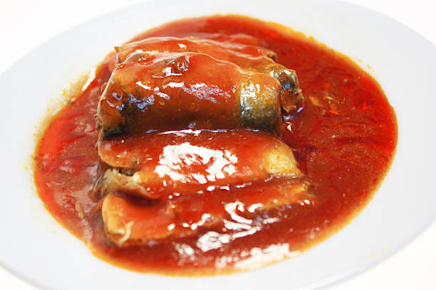 istock canned fish in tomato sauce 496685794