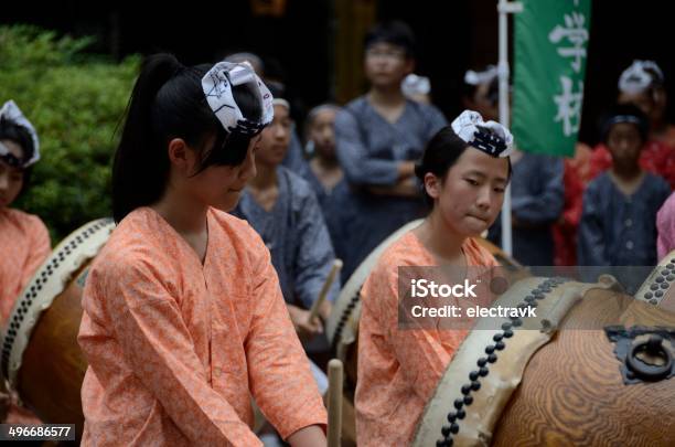 Taiko Display Stock Photo - Download Image Now - Adult, Asia, Bunkyo Ward