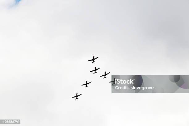 Aerial Acrobatics Stock Photo - Download Image Now - Air Force, Air Vehicle, Airplane