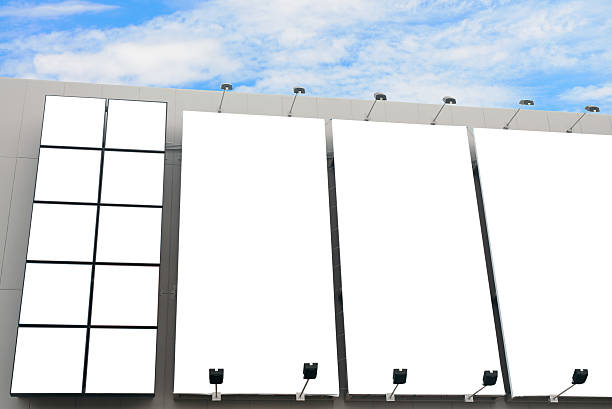 istock Blank poster board wall in modern shopping mall. 496688780