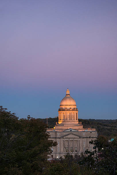 istock Kentucky State Capitol illuminated at night 496699830