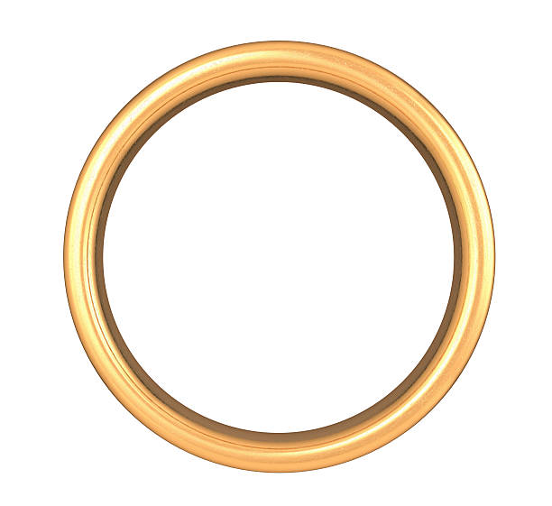 zerkratzt goldenen ring - jewelry gold old ring stock-fotos und bilder