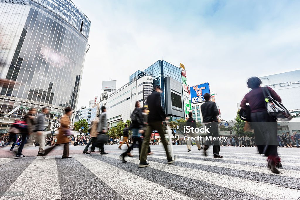 Shibuya Tokio, Japón - Foto de stock de Viajero diario libre de derechos