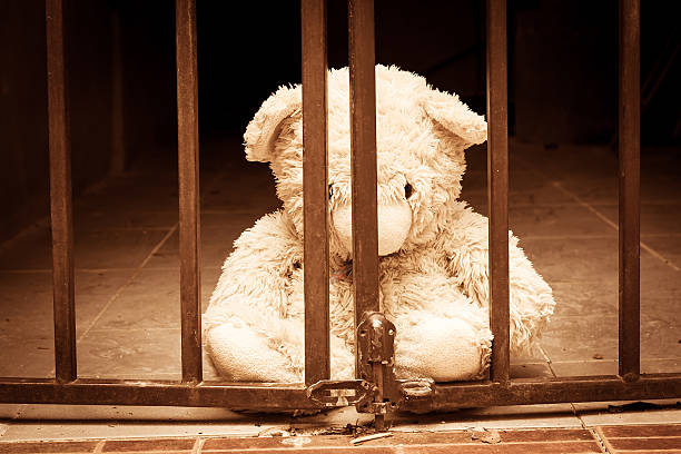 Washing and Hanging Teddy Bear.