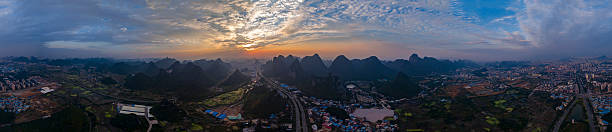 istock Karst area rural sunset ,Yangshuo,Guilin,China 496703912