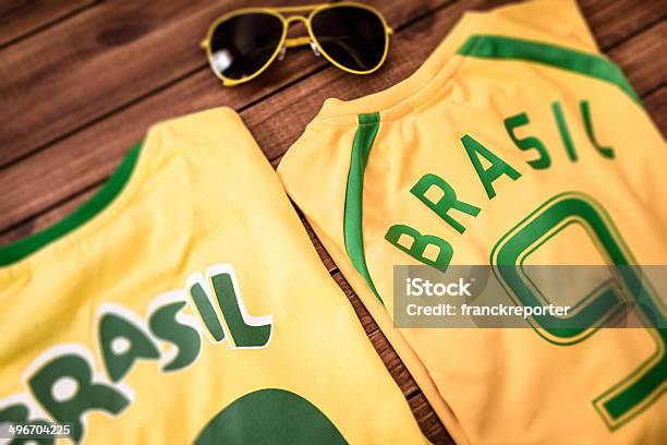 Generic Brazil Jersey Stock Photo - Download Image Now - Brazil, Brazilian Culture, Brazilian Flag