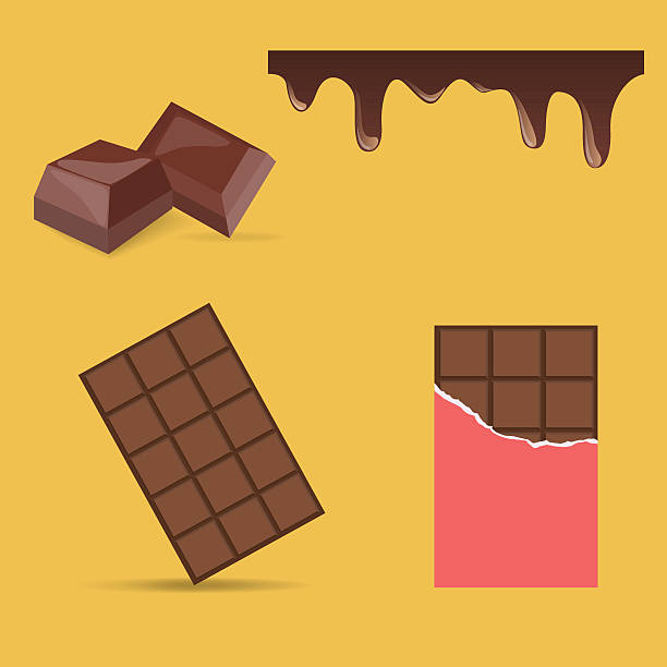 шоколадный - chocolate stock illustrations