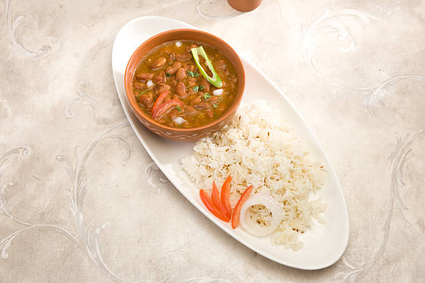 istock Rice & Rajma or Red kidney Beans 496705479