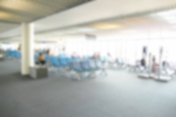 istock blurry defocused image of passenger at the airport terminal 496705852