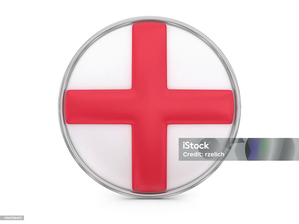 Bandiera inglese - Foto stock royalty-free di A forma di croce