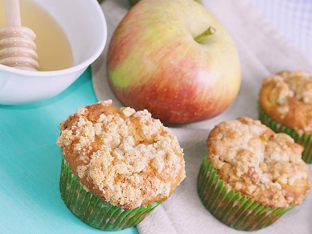 istock Apple muffins wth streusel topping 496706950