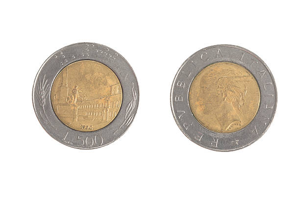 istock Used 500 italian lira 496707429