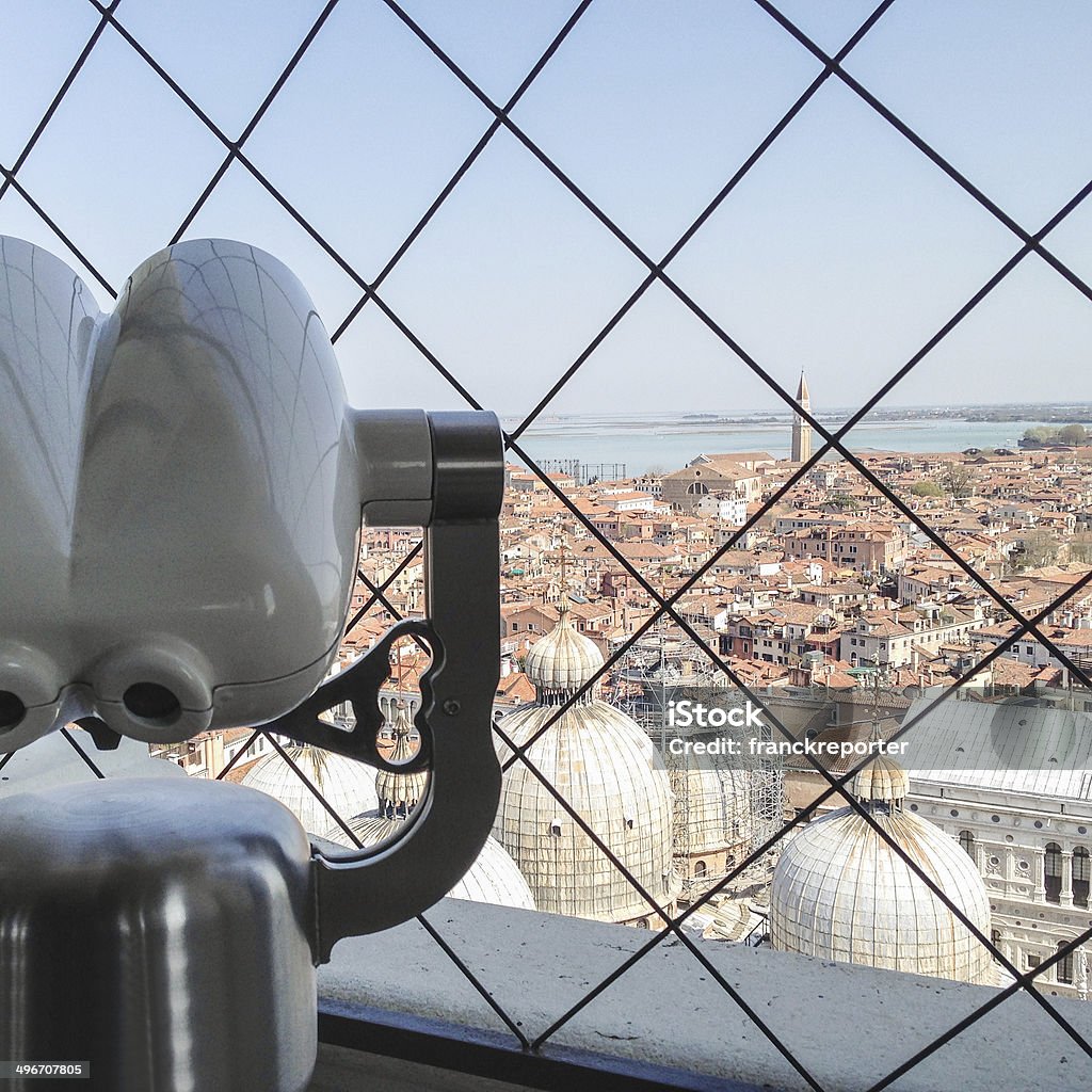 skyline von Venedig - Lizenzfrei Münzfernrohr Stock-Foto