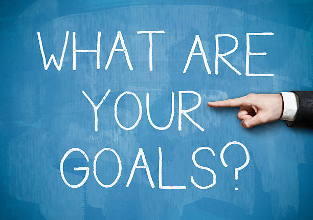 istock What are your goals / Blue board concept(Click for more) 496708140